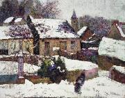 unknow artist Wet Snow, Auvergne Norge oil painting reproduction